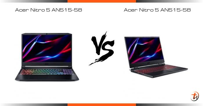 Banding Acer Nitro An Dan Acer Nitro An Spesifikasi