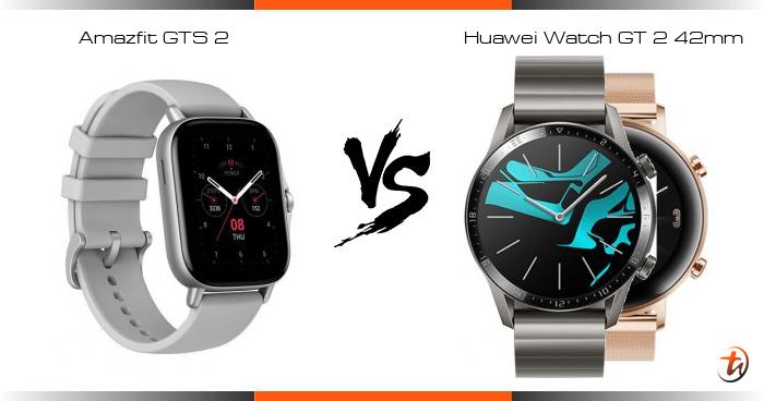 amazfit gts 2 vs huawei gt2