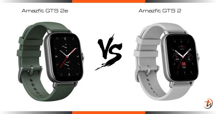 Compare Amazfit Gts 2e Vs Amazfit Gts 2 Specs And Malaysia Price Smartwatch Features