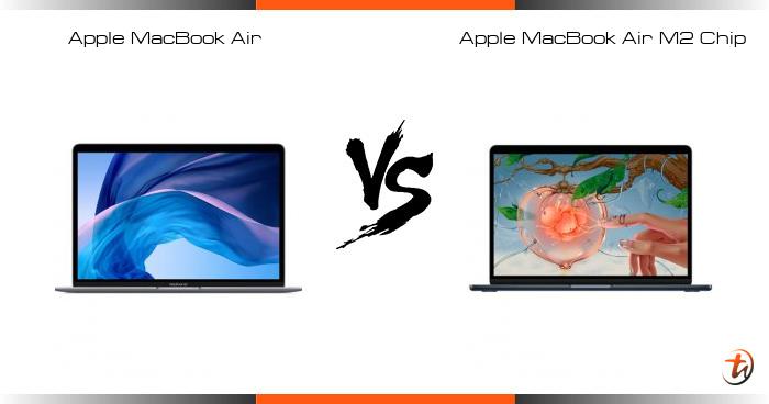 Banding Apple MacBook Air Dan Apple MacBook Air M2 Chip - Spesifikasi ...