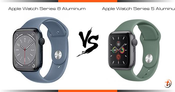 apple watch series 5 vs apple watch series 8 specs