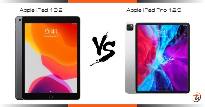 Compare Apple iPad 10.2 vs Apple iPad Pro 12.9 specs and Malaysia price ...