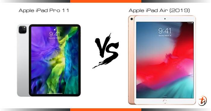 Compare Apple iPad Pro 11 vs Apple iPad Air (2019) specs ...