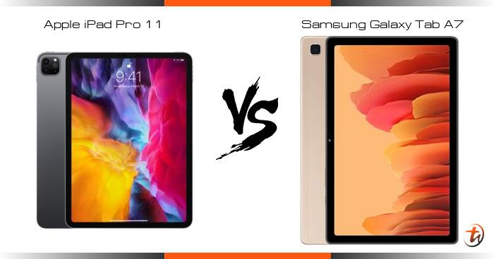 Compare Apple iPad Pro 11 vs Samsung Galaxy Tab A7 specs ...