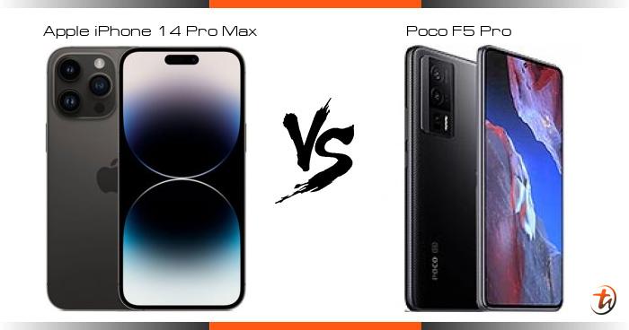 Apple iPhone 14 Pro Max 对比Poco F5 Pro - 功能区别与规格参数对比 