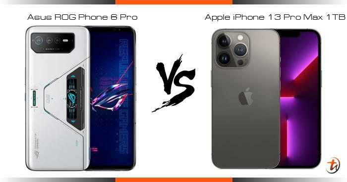 iphone 12 pro max vs rog phone 6