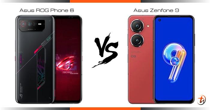 asus zenfone 9 vs rog 6 pro