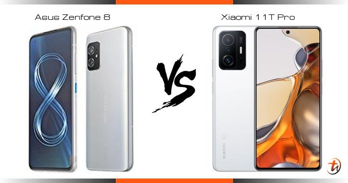 zenfone 8 vs xiaomi 11t pro