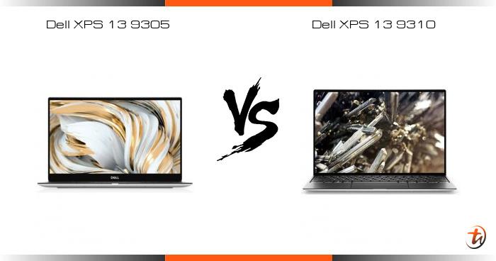 Compare Dell XPS 13 9305 vs Dell XPS 13 9310 specs and Malaysia price |  laptop features