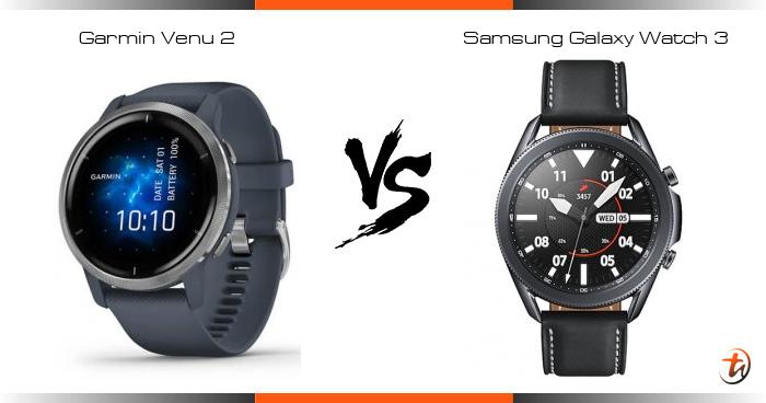 Garmin Venu 2 Vs Samsung Galaxy Watch 4 Banding Garmin Venu 2 dan Samsung Galaxy Watch 3 - Spesifikasi dan