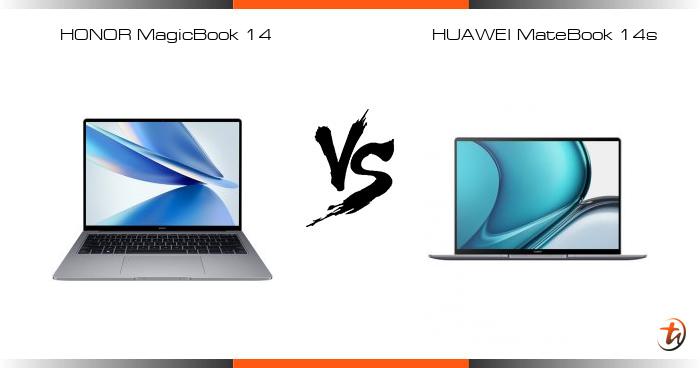 honor magicbook view 14 vs huawei matebook 14s