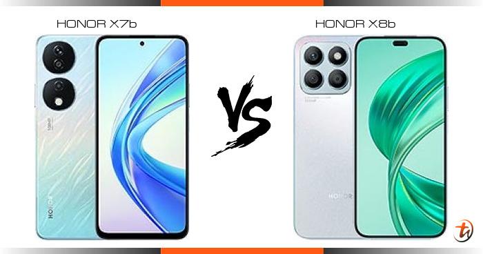 Compare HONOR X7b Vs HONOR X8b Specs And Malaysia Price | Phone Features