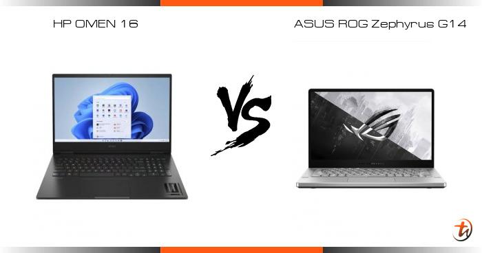 Banding Hp Omen 16 Dan Asus Rog Zephyrus G14 Spesifikasi Dan Harga Di