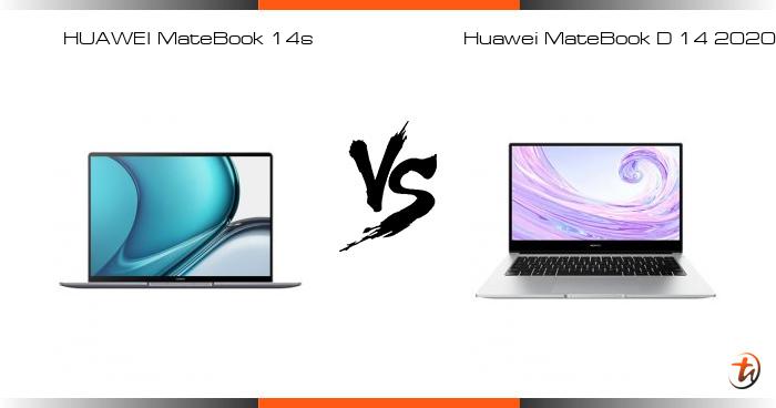 Banding HUAWEI MateBook 14s Dan Huawei MateBook D 14 2020 - Spesifikasi ...