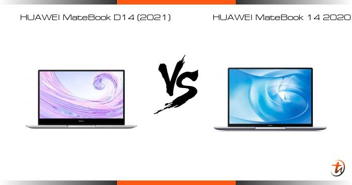 matebook d14 2020 vs 2021