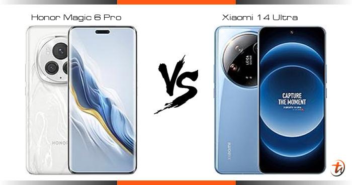 Compare Honor Magic 6 Pro vs Xiaomi 14 Ultra specs and Malaysia price ...