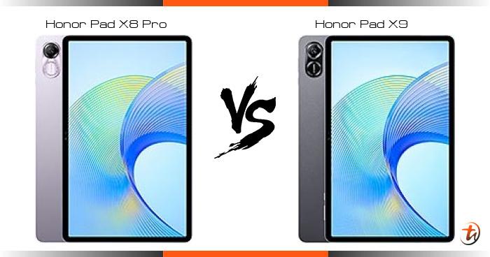 Banding Honor Pad X8 Pro Dan Honor Pad X9 - Spesifikasi Dan Harga Di Malaysia - TechNave BM