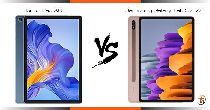 Banding Honor Pad X8 Dan Samsung Galaxy Tab S7 Wifi - Spesifikasi Dan ...