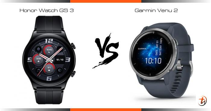 garmin venu vs honor magic watch 2