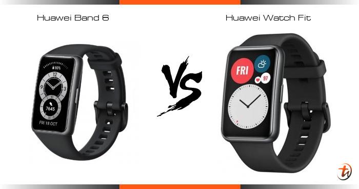 Huawei band 6 vs huawei watch fit