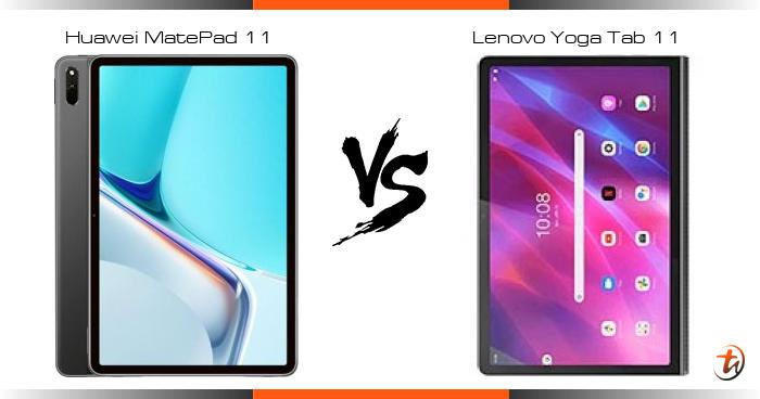 lenovo yoga tab 11 vs huawei matepad 11