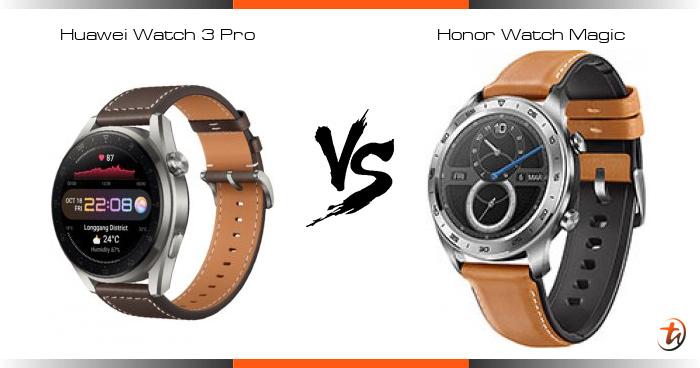 Banding Huawei Watch 3 Pro dan Honor Watch Magic - Spesifikasi dan ...