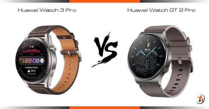 Compare Huawei Watch 3 Pro vs Huawei Watch GT 2 Pro specs and Malaysia ...
