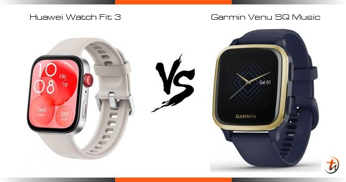 Huawei watch fit vs garmin venu sq sale