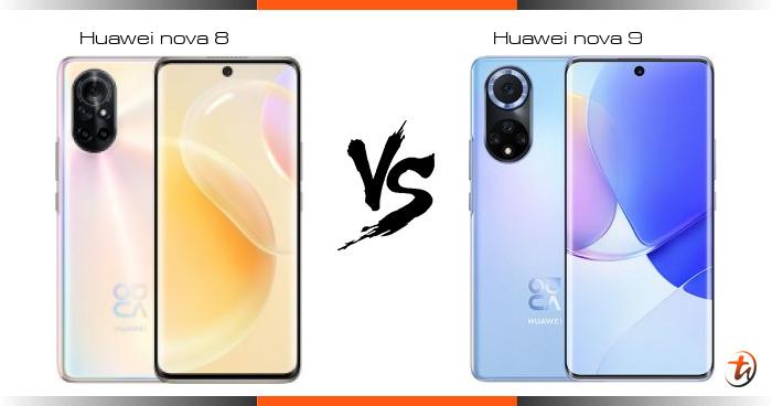 huawei nova 8 vs 9