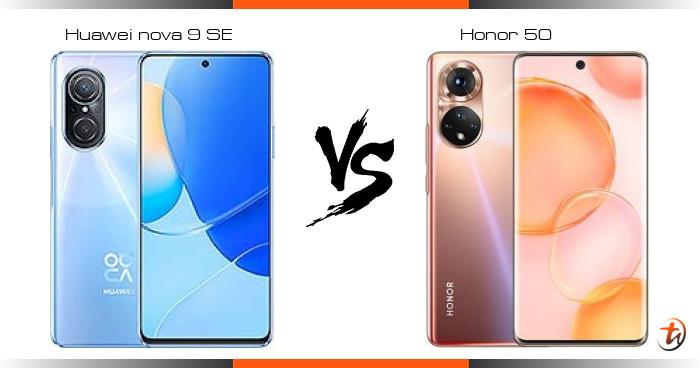 huawei nova 9 se comparison