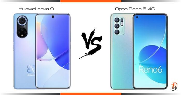 oppo reno 6 vs huawei nova 9 se