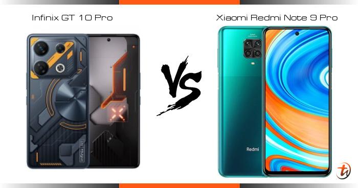 infinix gt 10 pro vs redmi note 9 pro