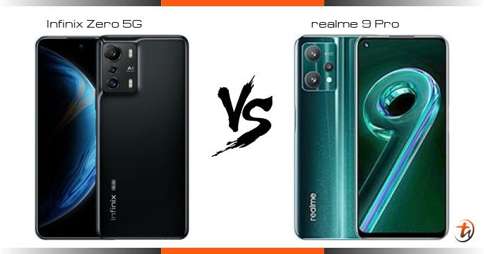 infinix zero 5g vs realme 9 5g