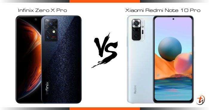 infinix zero x vs redmi note 10 pro