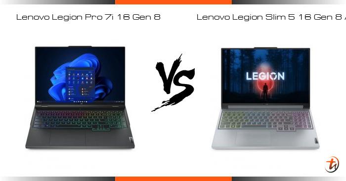 lenovo legion slim 7i gen 7 vs gen 8