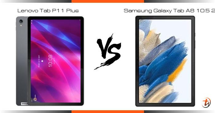 Compare Lenovo Tab P11 Plus vs Samsung Galaxy Tab A8  2021 specs and  Malaysia price | tablet features