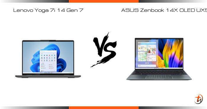 asus zenbook 14 oled vs lenovo yoga 7i