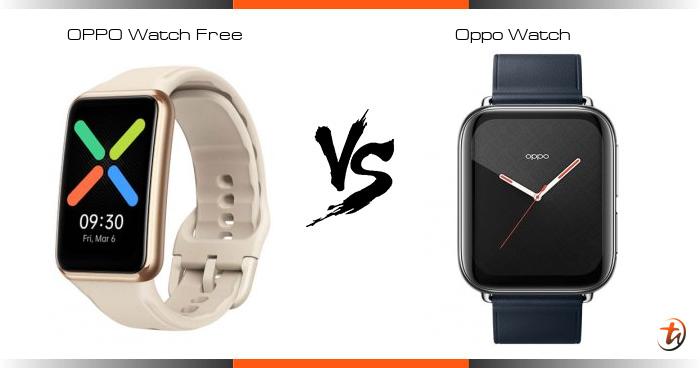 OPPO Watch Free vs OPPO Watch: comparison and differences?