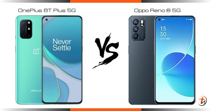 oneplus 8t vs oppo reno 6