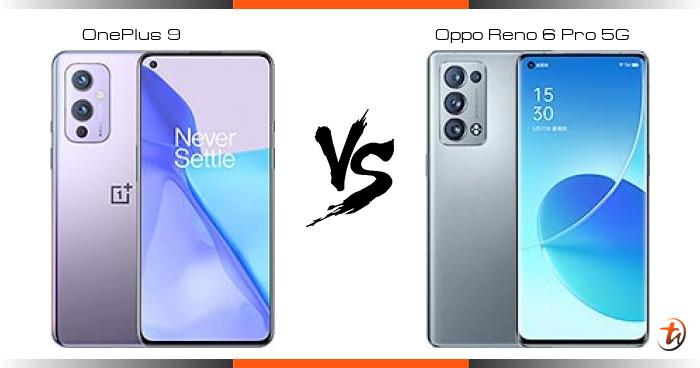 oneplus 9 vs oppo reno 6 pro 5g