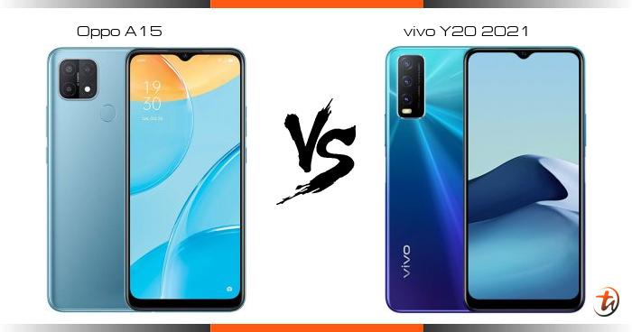 Banding Oppo A15 dan vivo Y20 2021 - Spesifikasi dan harga di Malaysia ...