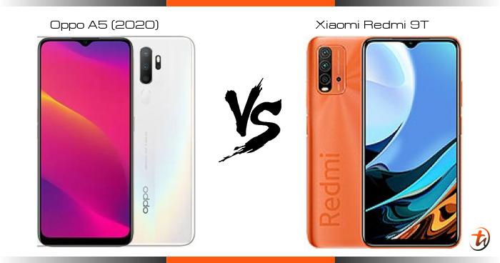 Oppo A5 对比xiaomi Redmi 9t 功能区别与规格参数对比 Technave 中文版