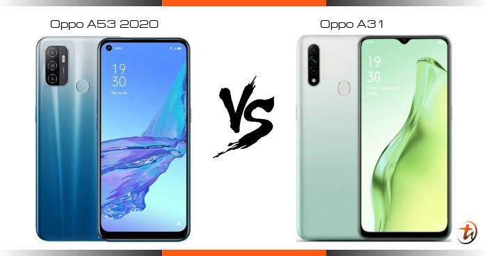 Compare Oppo A53 2020 vs Oppo A31 specs and Malaysia price ...