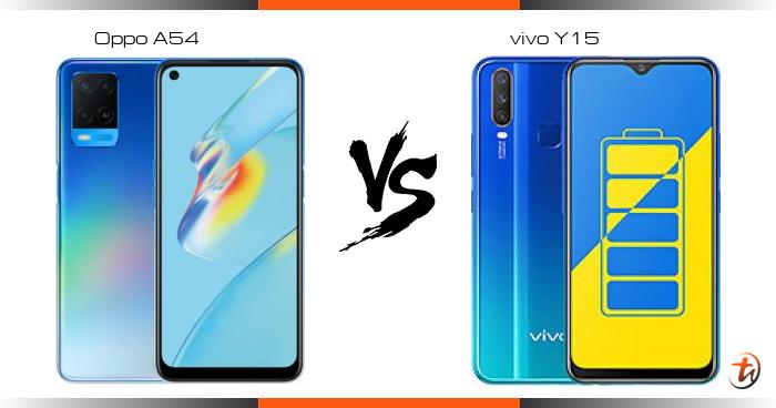 oppo a53 vs vivo y15