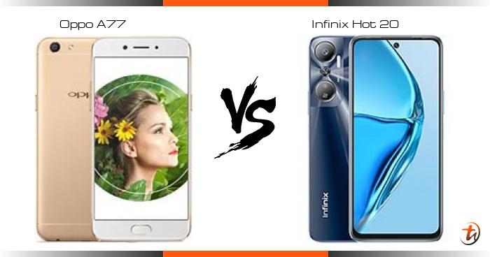 oppo a77s vs infinix zero 20