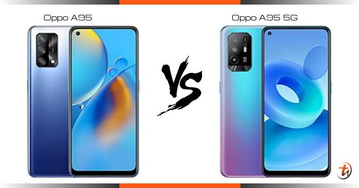 oppo a95 5g dan 4g