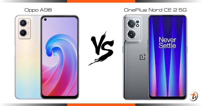 oppo a96 vs oneplus nord ce 5g