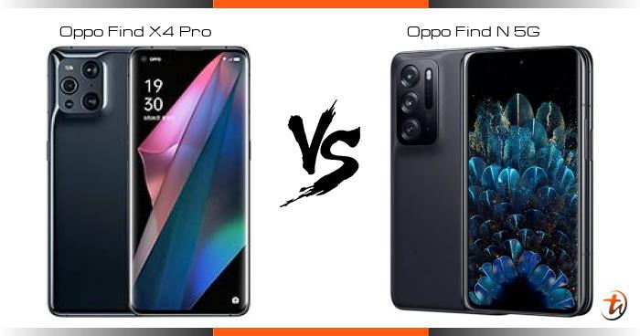 Oppo Find X4 Pro 对比 Oppo Find N 5G - 功能区别与规格参数对比 - TechNave 中文版