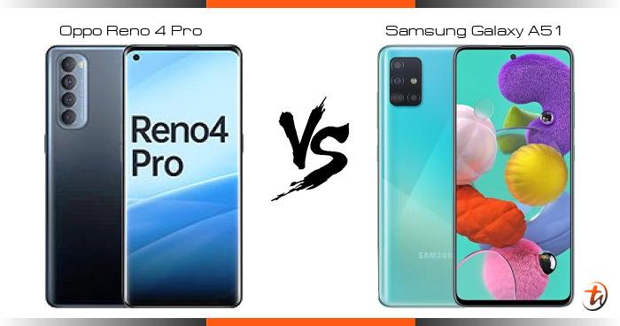 oppo reno4 z vs samsung a51