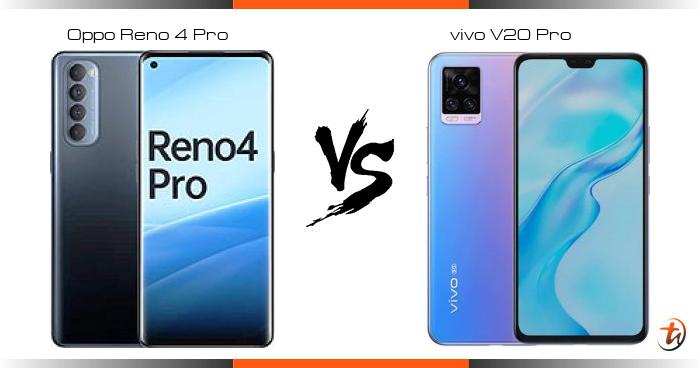 vivo v20 vs oppo reno 4 pro